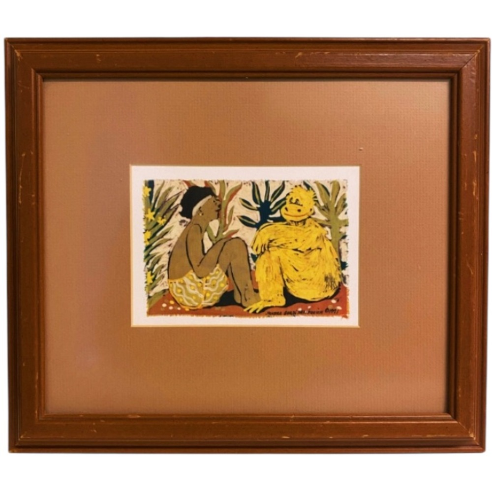 Vintage 1991’ Sandra Grassi Nelipovich (Batik on Silk) Painting